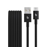 Beats USB-A - USB-C 編み込み式充電ケーブル (1.5m) ボルトブラック