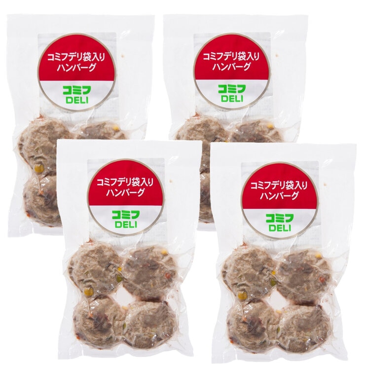 コミフ デリ ハンバーグセット16個 (4個 x 4袋)ワンちゃんのデリ コミフ デリ ハンバーグセット16個 (4個 x 4袋)ワンちゃんのデリ