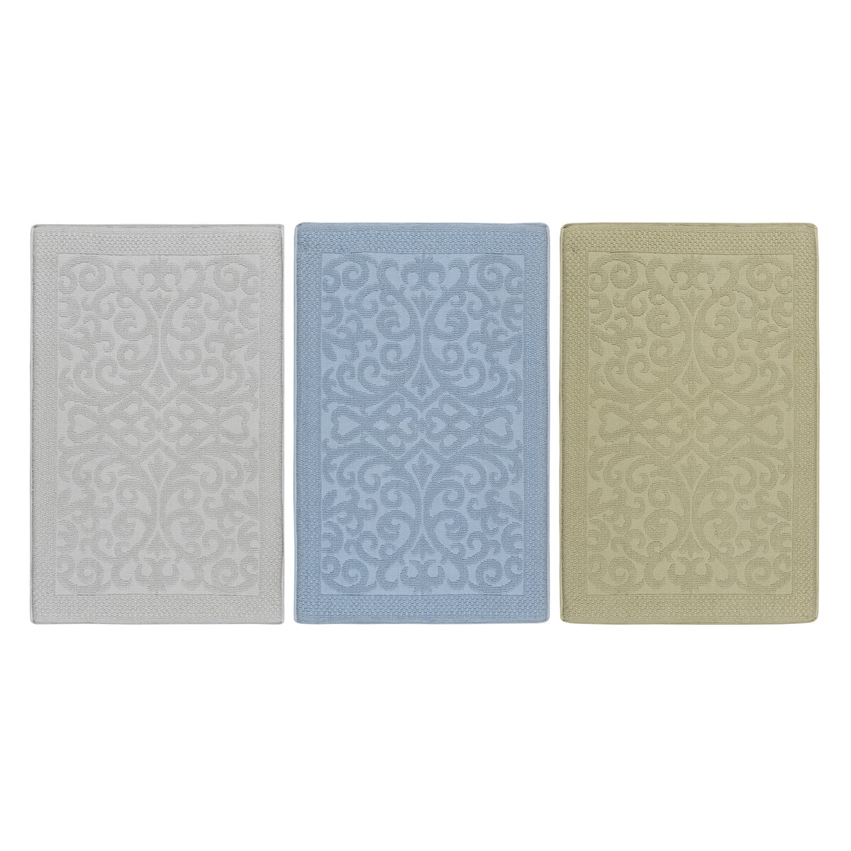 コットンパイル メモリーフォーム バスマット 60cm x 90cm