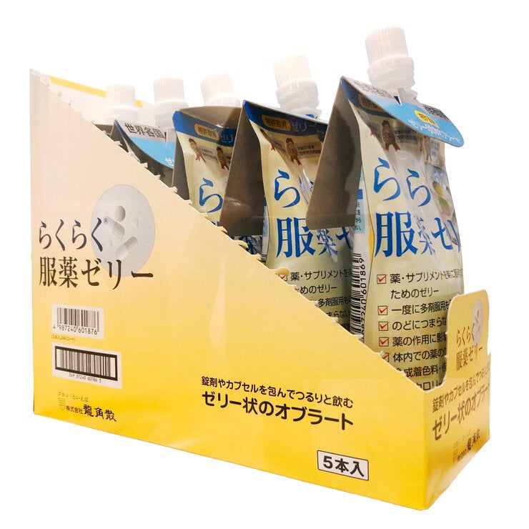 龍角散らくらく服薬ゼリー 200g x 5 本入り 龍角散らくらく服薬ゼリー 200g x 5 本入り