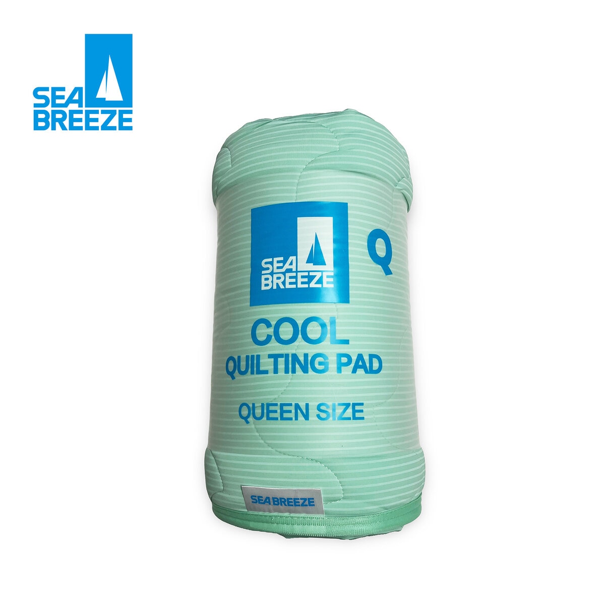 シーブリーズ 冷感敷きパッドシーツ クイーン グリーン