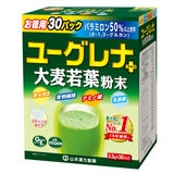 山本漢方 ユーグレナ＋大麦若葉粉末 2.5g x 30包 x 3箱