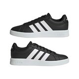 アディダス グランドコート ベース 3.0 ブラック 24.5cm