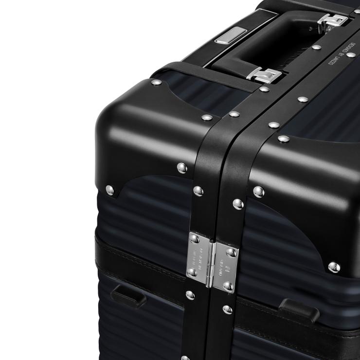 ランツォ スーツケース バイキング 24インチ 47L ブラック X ブラック