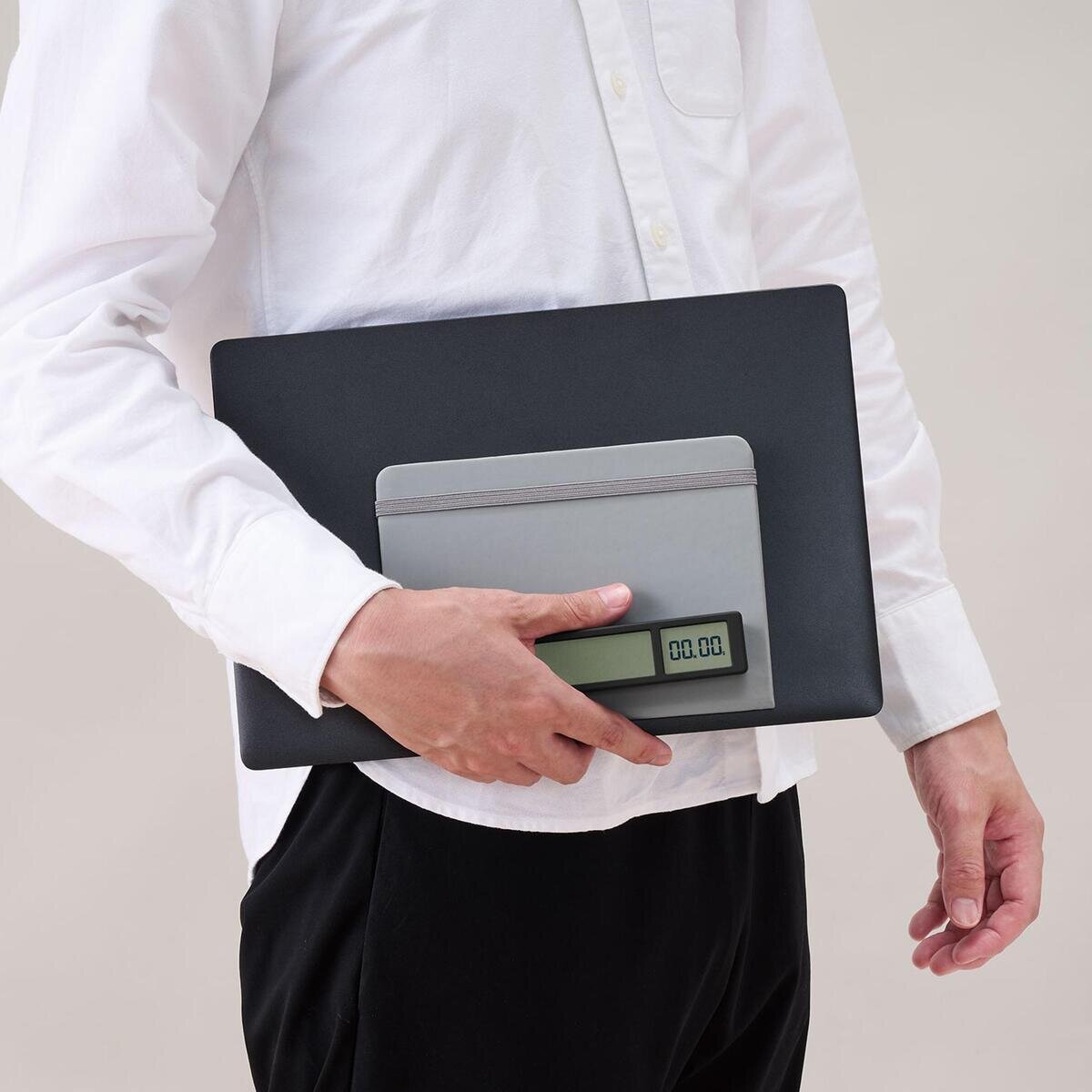 キングジム ビジュアルバータイマー 時間管理 VBT10-BK (1個) (黒)