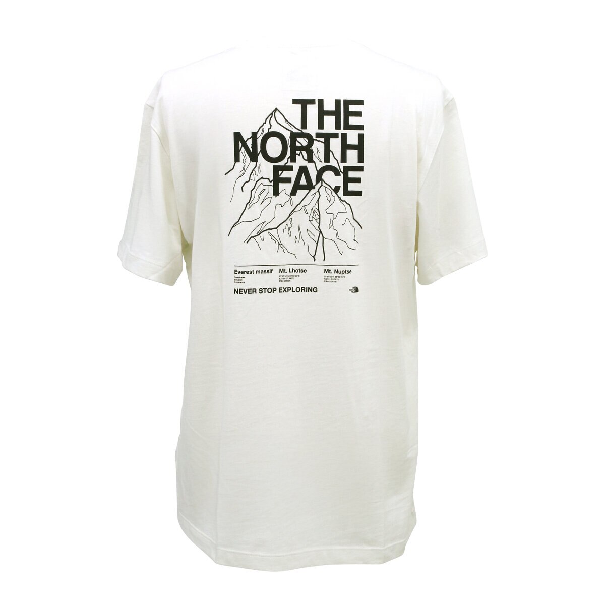 ザ ノースフェイス メンズ エボリューション ハーフ ドーム 半袖 Tシャツ ホワイト XL