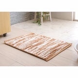 インド手織り バスマット フロー 40x60cm 2枚セット