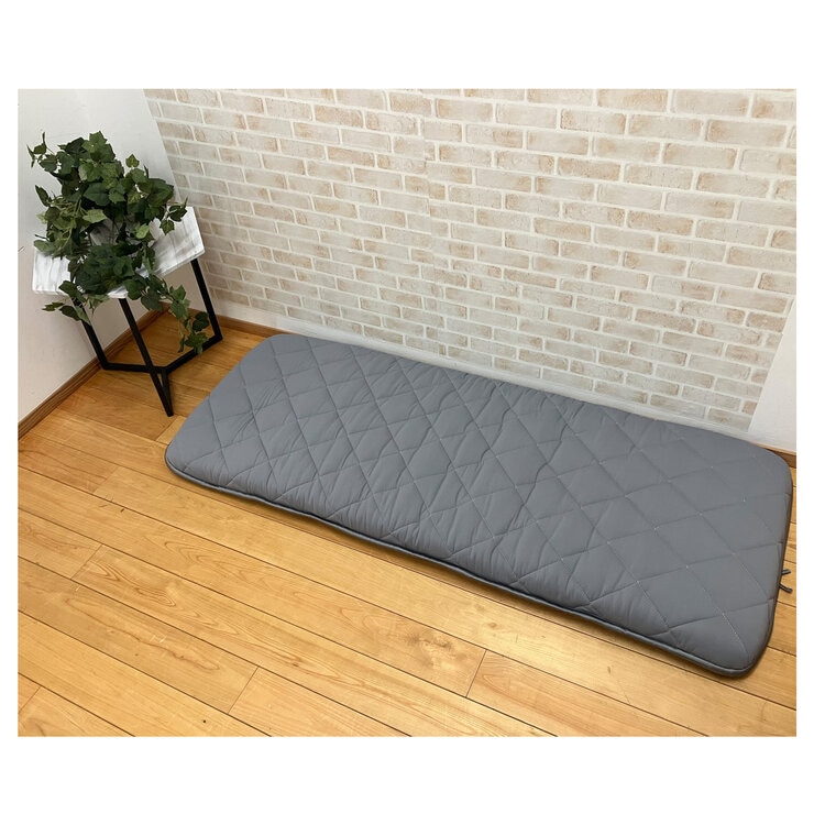 極厚ウレタン冷感長座布団 60x150cm グレー 極厚ウレタン冷感長座布団 60x150cm グレー