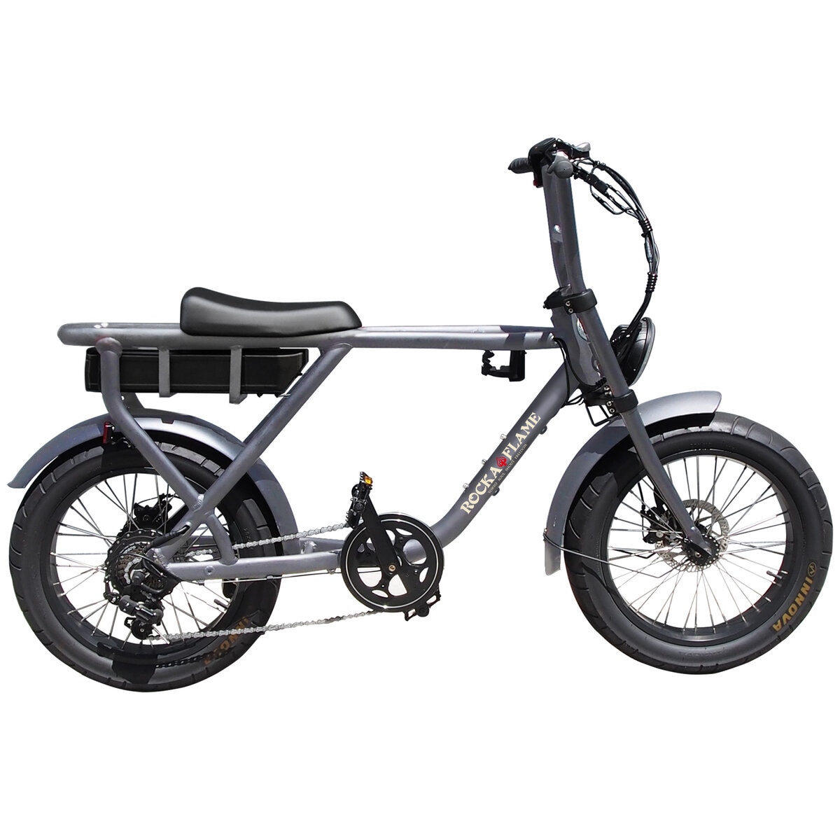 ROCKA FLAME 20インチ 電動アシスト ファットバイク MAKAMI ダークシルバー