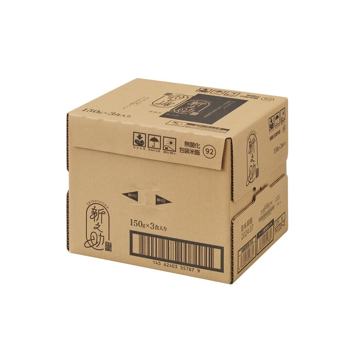 新潟県産新之助 パックライス150g x 24パック