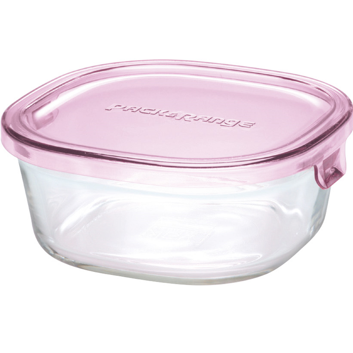 イワキ パック&レンジ 450ml 耐熱ガラス保存容器 ピンク
