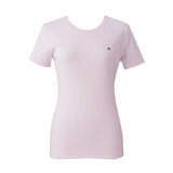 トミーヒルフィガー レディース クルーネック Tシャツ ライトピンク L