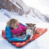 クライミット インシュレーテッド ダブル V 2人用断熱性 インフレータブル スリーピングパッド オレンジ