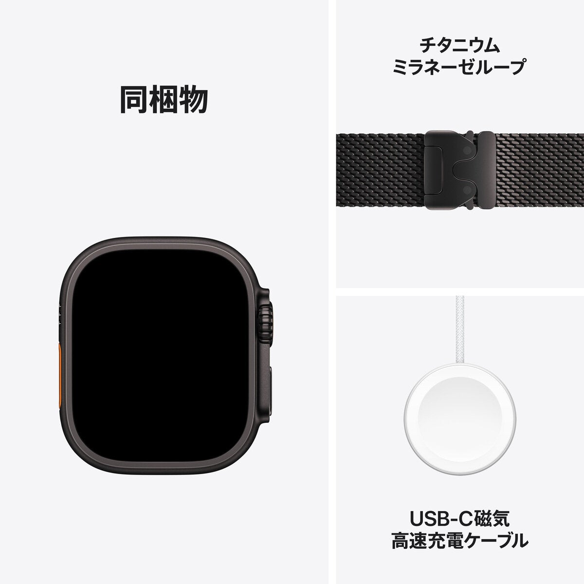Apple Watch Ultra 2（GPS + Cellularモデル）- 49mmブラック 