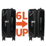 ACE イグザクト プリズム ボディ スーツケース 機内持ち込みサイズ 26-33L ブラック