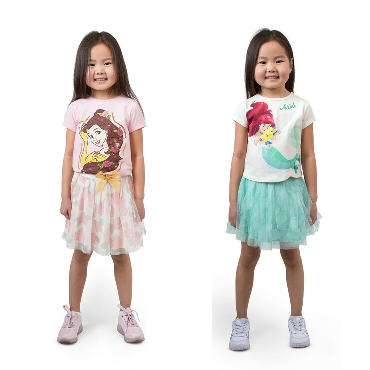 ディズニー チュチュスカート付きドレス 2ピースセット ディズニー チュチュスカート付きドレス 2ピースセット