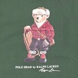 ポロ ラルフローレン キッズ ベア スウェットシャツ グリーン M