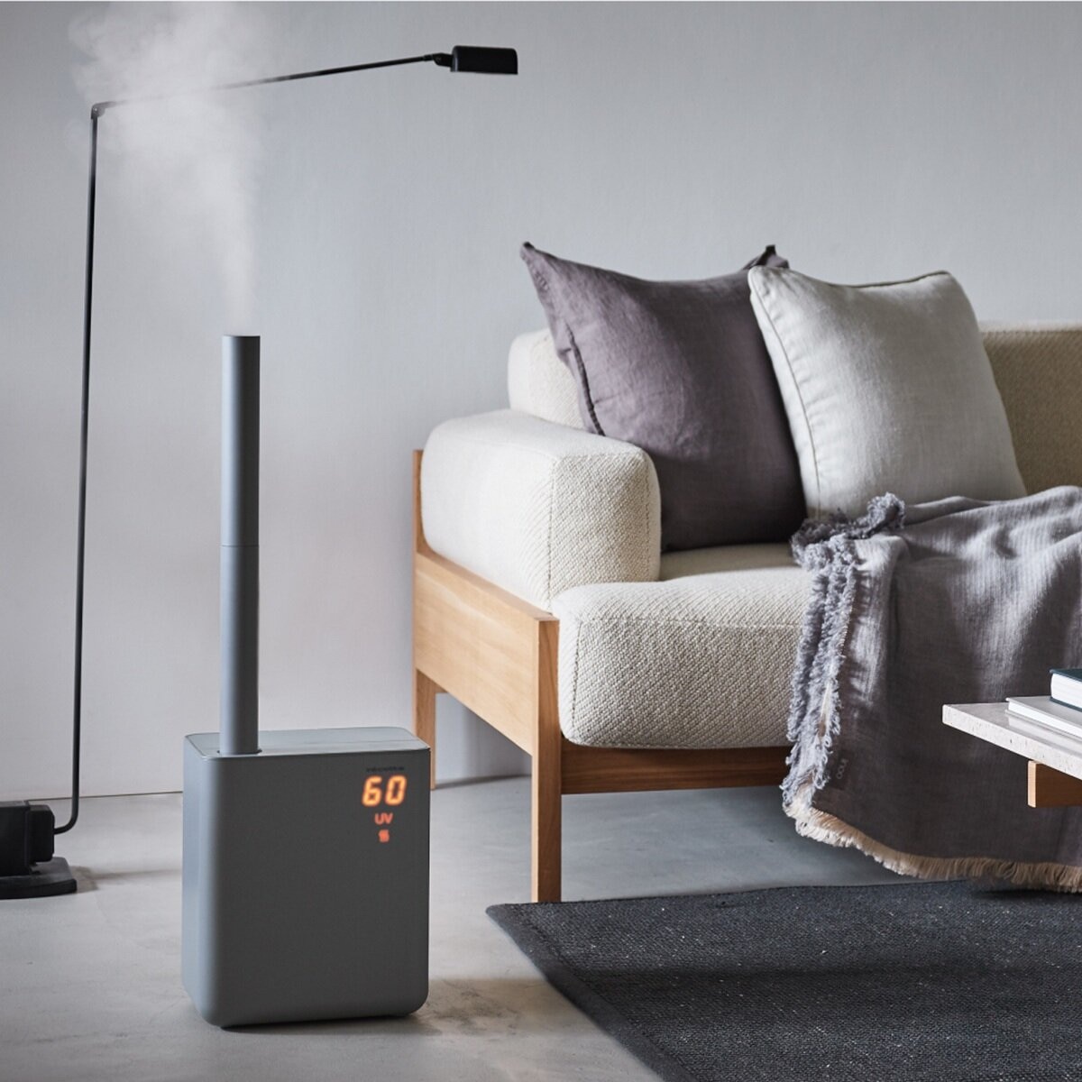 レコルト UVハイブリッド式加湿器 グレー RHF-1(GY) | Costco Japan