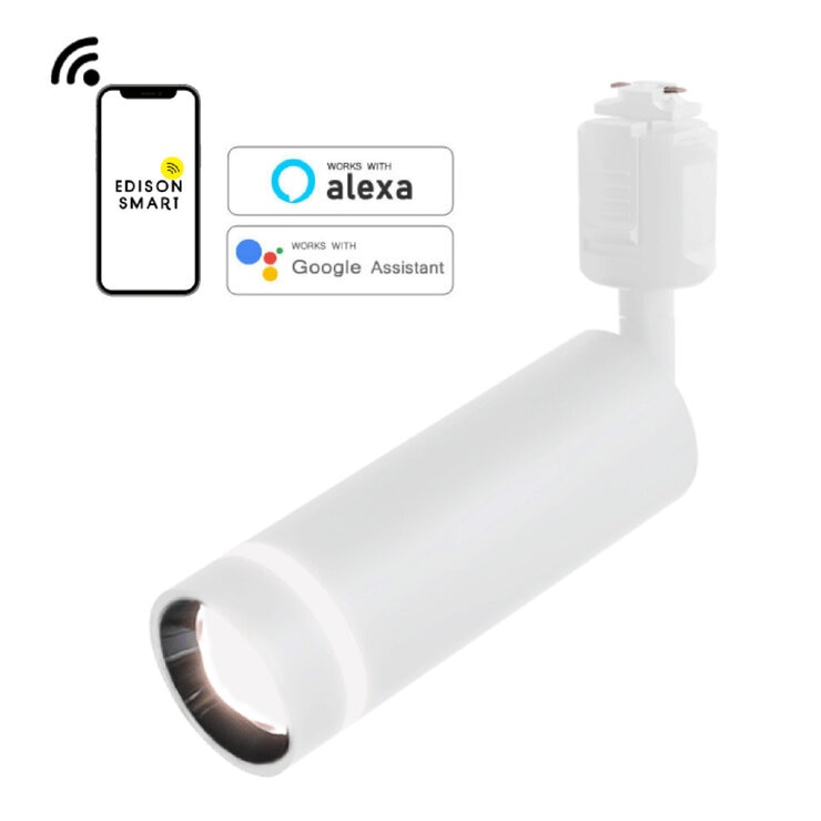 Edison Smart（エジソンスマート） TREO ミニスポットライト ダクトレール用 ホワイトTRE-TL182WH