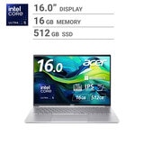 ACER ノートPC/Swift Lite/16.0インチ/Core Ultra5 115U/メモリ 16GB/SSD 512GB/ライトシルバー/SFL16-51M-F56Y