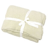 カシウエア ブランケット 無地 約132 x 177cm リネン