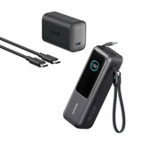 Anker（アンカー）Battery & Set 25000mAh, Built-In & 巻取り式USB-Cケーブル Nano Charger (100W)