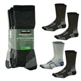 カークランドシグネチャー メンズ メリノウール混 ソックス 4足組