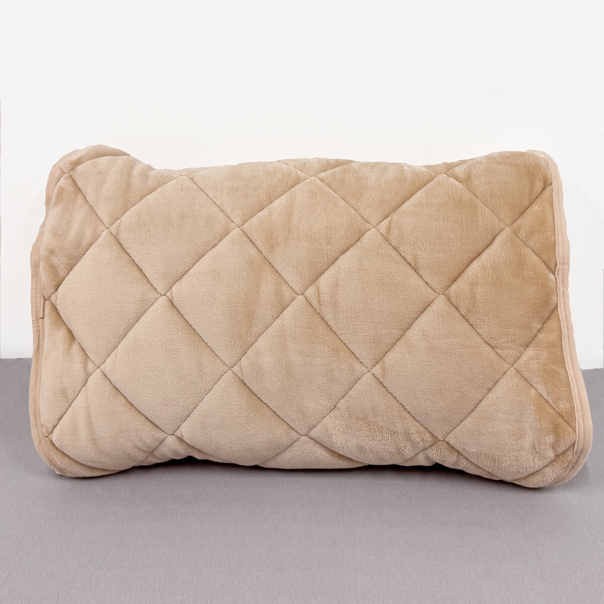 西川 あったか枕パッド CICA加工 2枚パック 50cm x 60cm ブラウン