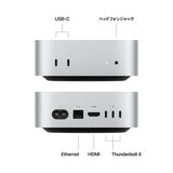 Apple Mac mini M4 10コアCPU&10コアGPU/16GBメモリ/256GB SSD/MU9D3J/A