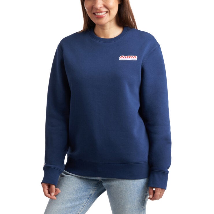 カークランドシグネチャー ユニセックス コストコロゴ クルーネック スウェットシャツ カークランドシグネチャー ユニセックス コストコロゴ クルーネック スウェットシャツ