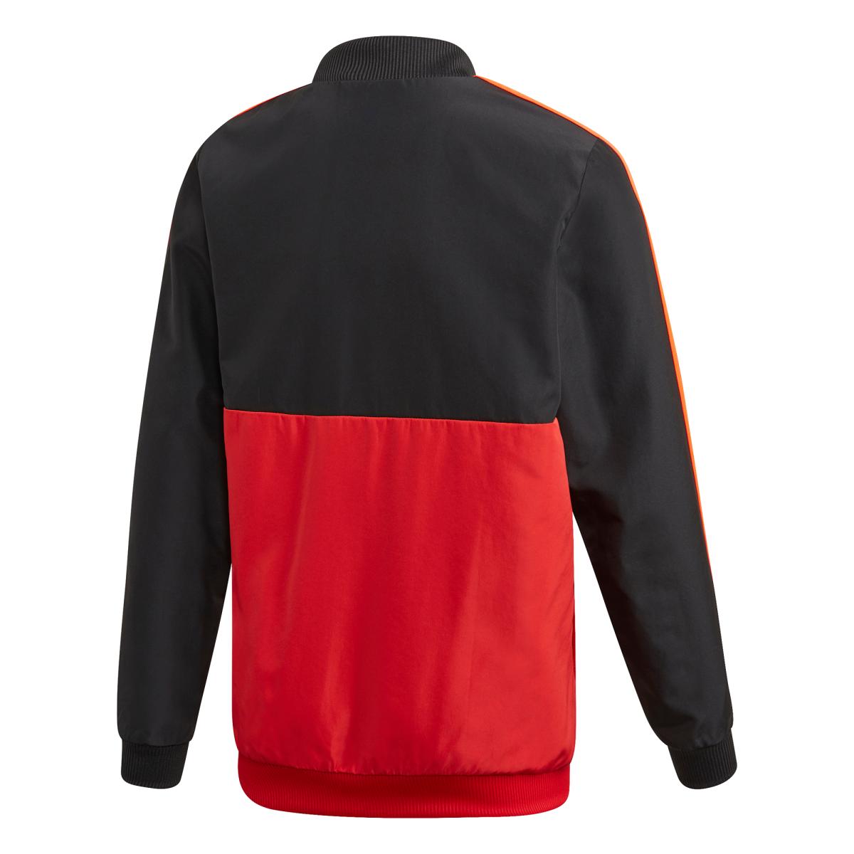 アディダス ボーイズ エッセンシャルズ 上下セット レッド 160