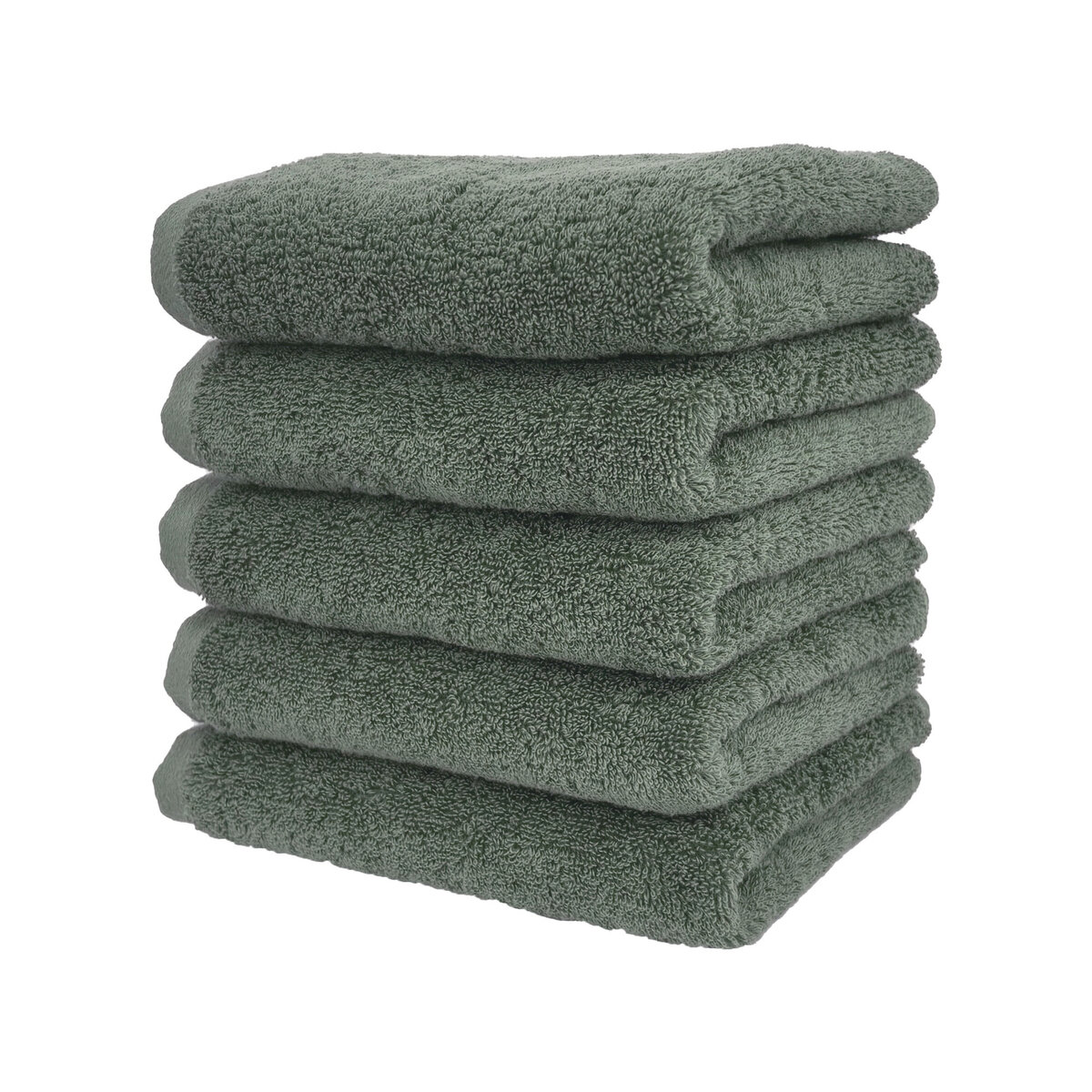 ふんわりボリュームフェイスタオル 5枚セット