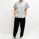 ヘインズ メンズ ラウンジウェアセット ブラック L