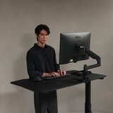 iggy / モニターアーム / LS112 +専用トレイセット/ 耐荷重20kg / 17～49インチ対応 / ブラック