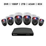 Swann（スワン）8CH 1080 DVRシステム 2TB Enforcer バレット型 カメラ6台