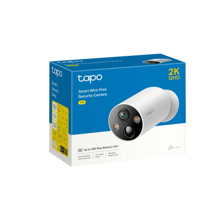 TP-Link tapo フルワイヤレスセキュリティカメラ TC85 マグネットベース付き
