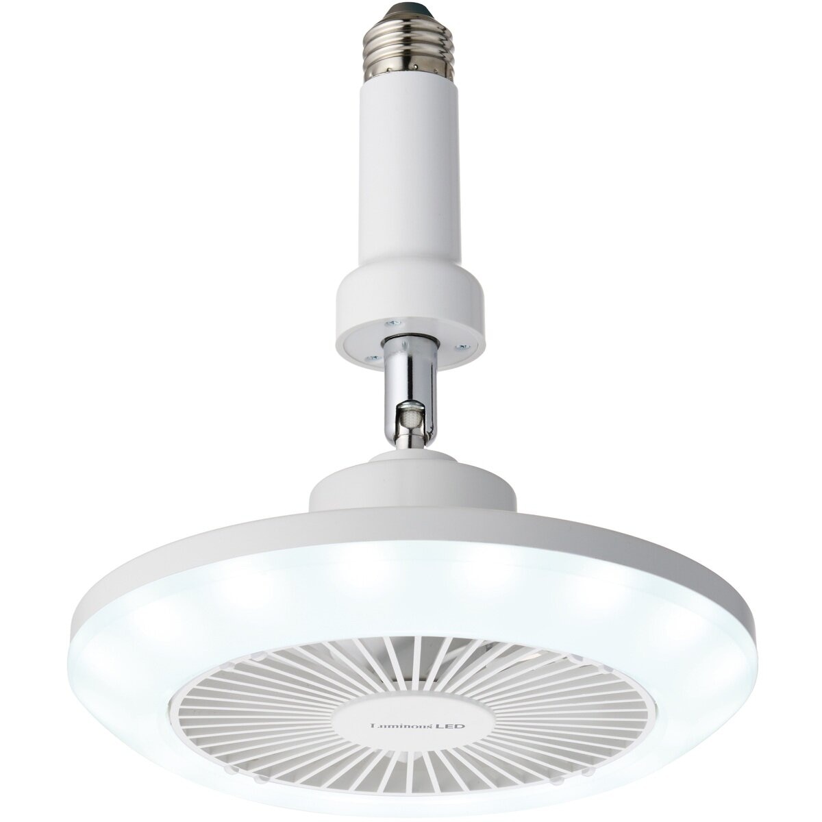 ドウシシャ ルミナス LED ファン付き照明 昼白色 E26ソケットタイプ