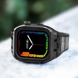 HUMBLE RICH Apple Watch Case 7/8/9対応 41mm レザー ブラック WBB0289-008