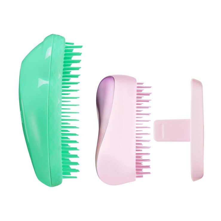 タングルティーザー ヘアブラシ マットレインボー&エメラルドグリーン タングルティーザー ヘアブラシ マットレインボー&エメラルドグリーン