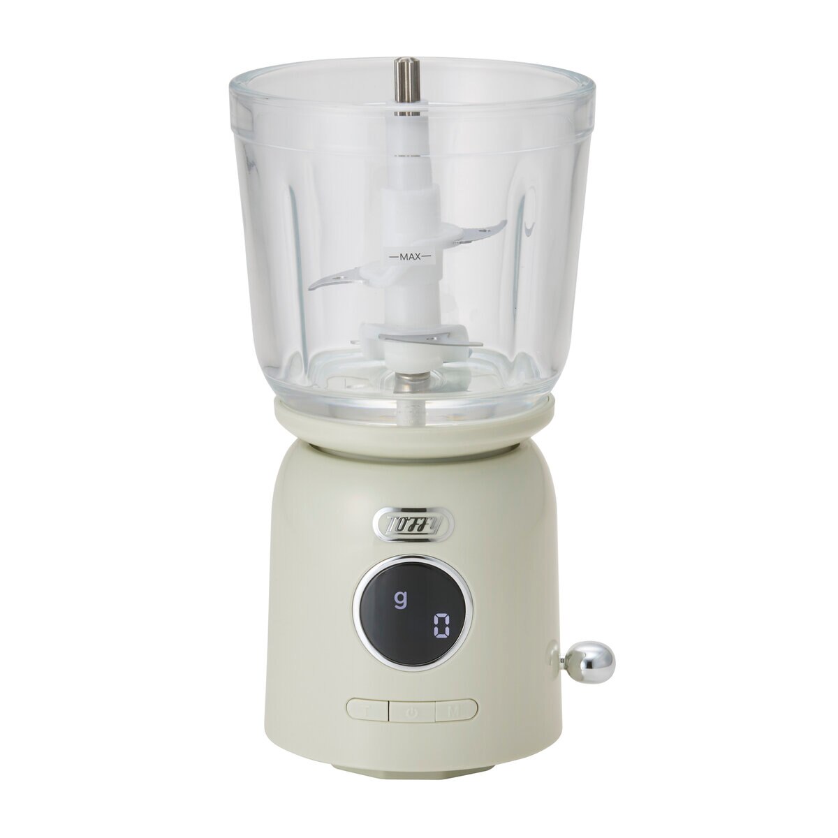 トフィー スケール付き マルチフードプロセッサー (充電式) K-CH2 アッシュホワイト