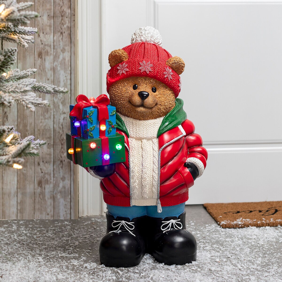 くまのグリーター コストコ クリスマス 置物