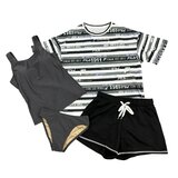 フィラ レディース 水着4点セット ブラック 11L