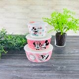 ミッキー＆ミニー 食品保存容器 3点セット