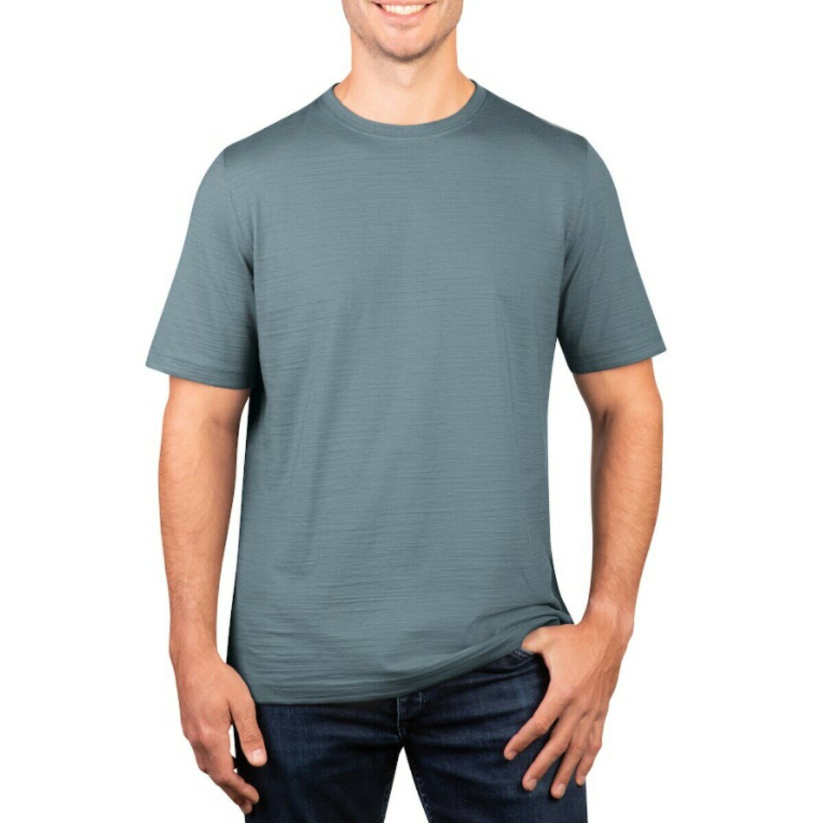 カークランドシグネチャー メンズ 半袖 Tシャツ ストームグレイ M