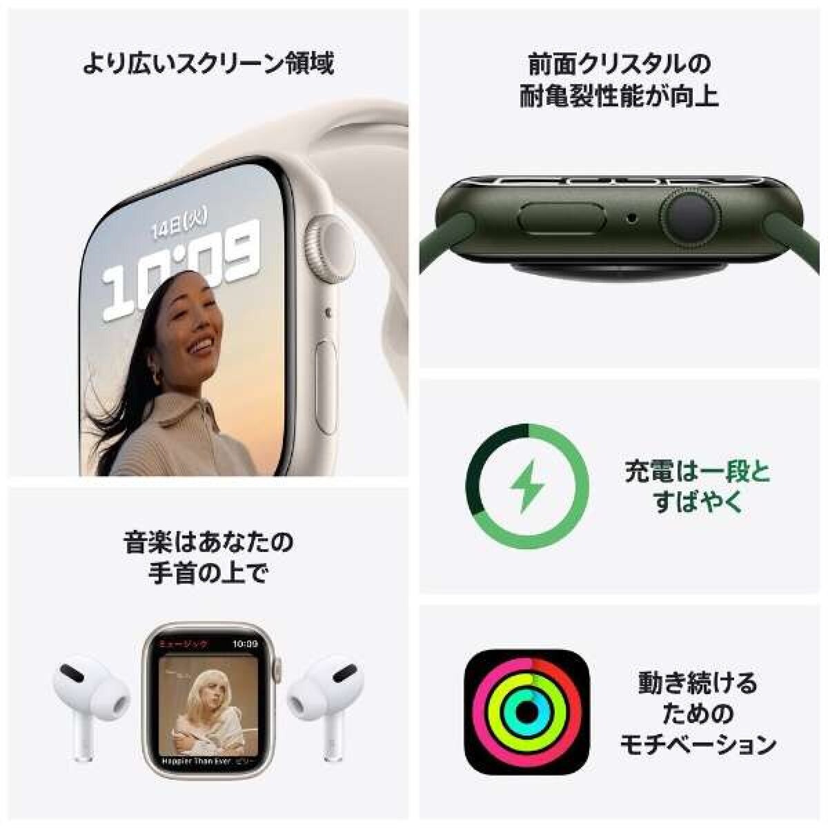 新品 apple watch series 7 gps 45mm MKN53JA