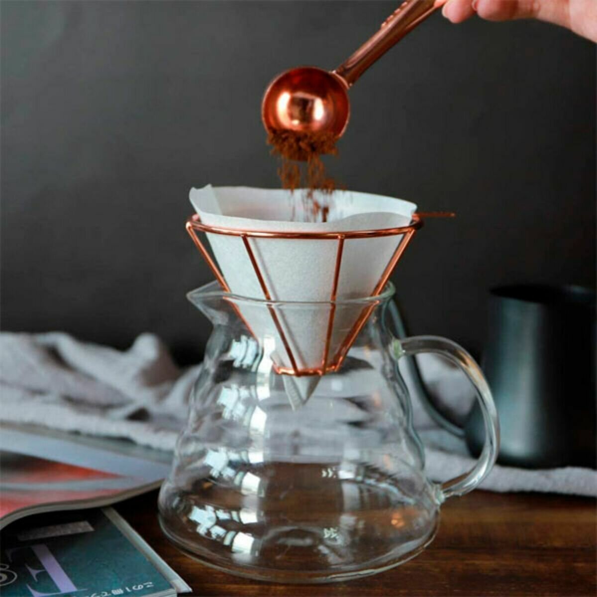 Ferrano ステンレス コーヒードリッパー