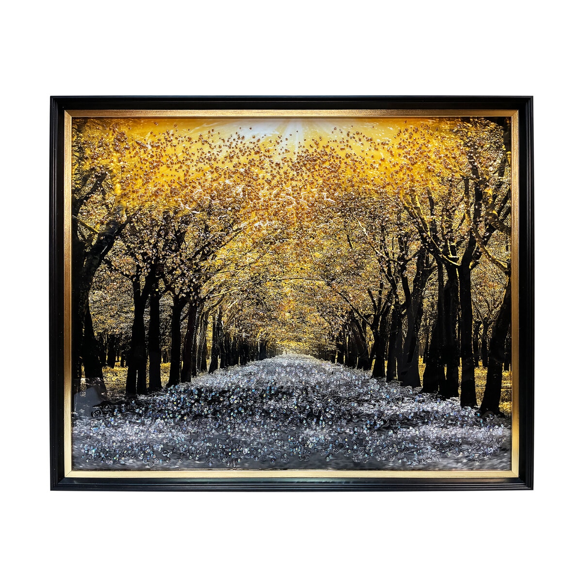 クリスタルアート ノスタルジック 63 x 53cm