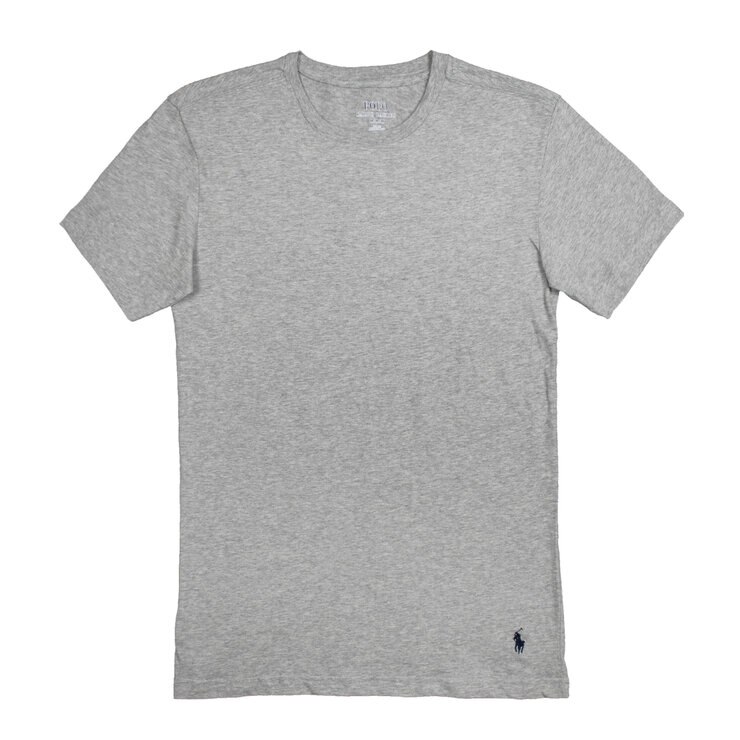 ポロ ラルフローレン メンズ クルーネック Tシャツ 3枚組 グレー/ブルー/ネイビー M