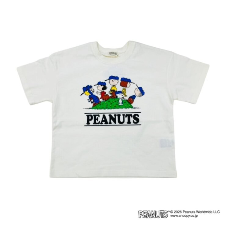 スヌーピー(ピーナッツ) キッズ 半袖 Tシャツ 3枚組 アソートD 120
