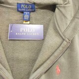 ポロ ラルフローレン キッズ フリース フルジップ パーカー グリーン XL